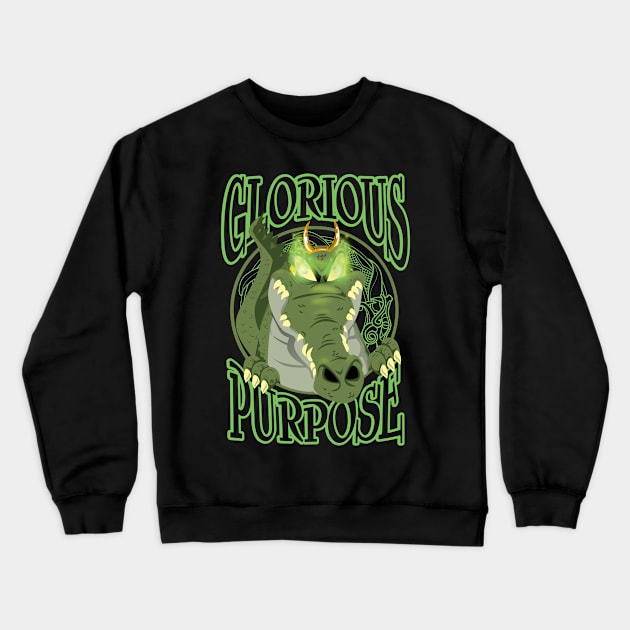 Glorious Purpose Crewneck Sweatshirt by CuddleswithCatsArt